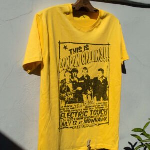 Remera The Clash (trama puntos)