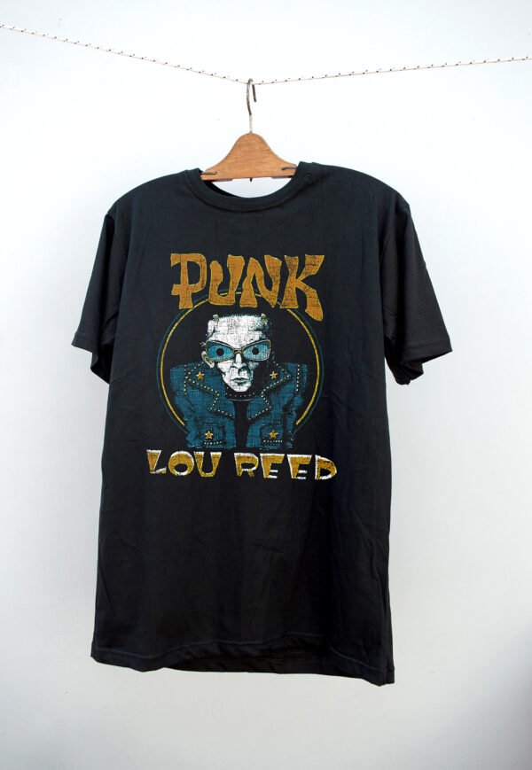 Remera Punk Lou reed (trama puntos)
