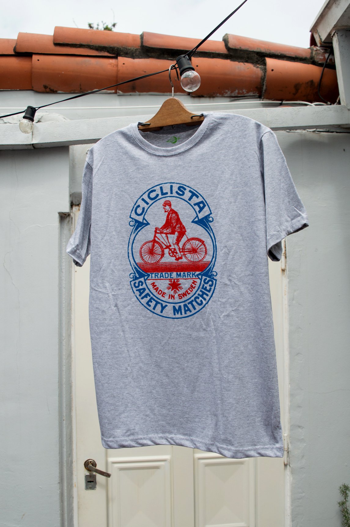 Remera Ciclista - fósforos retro