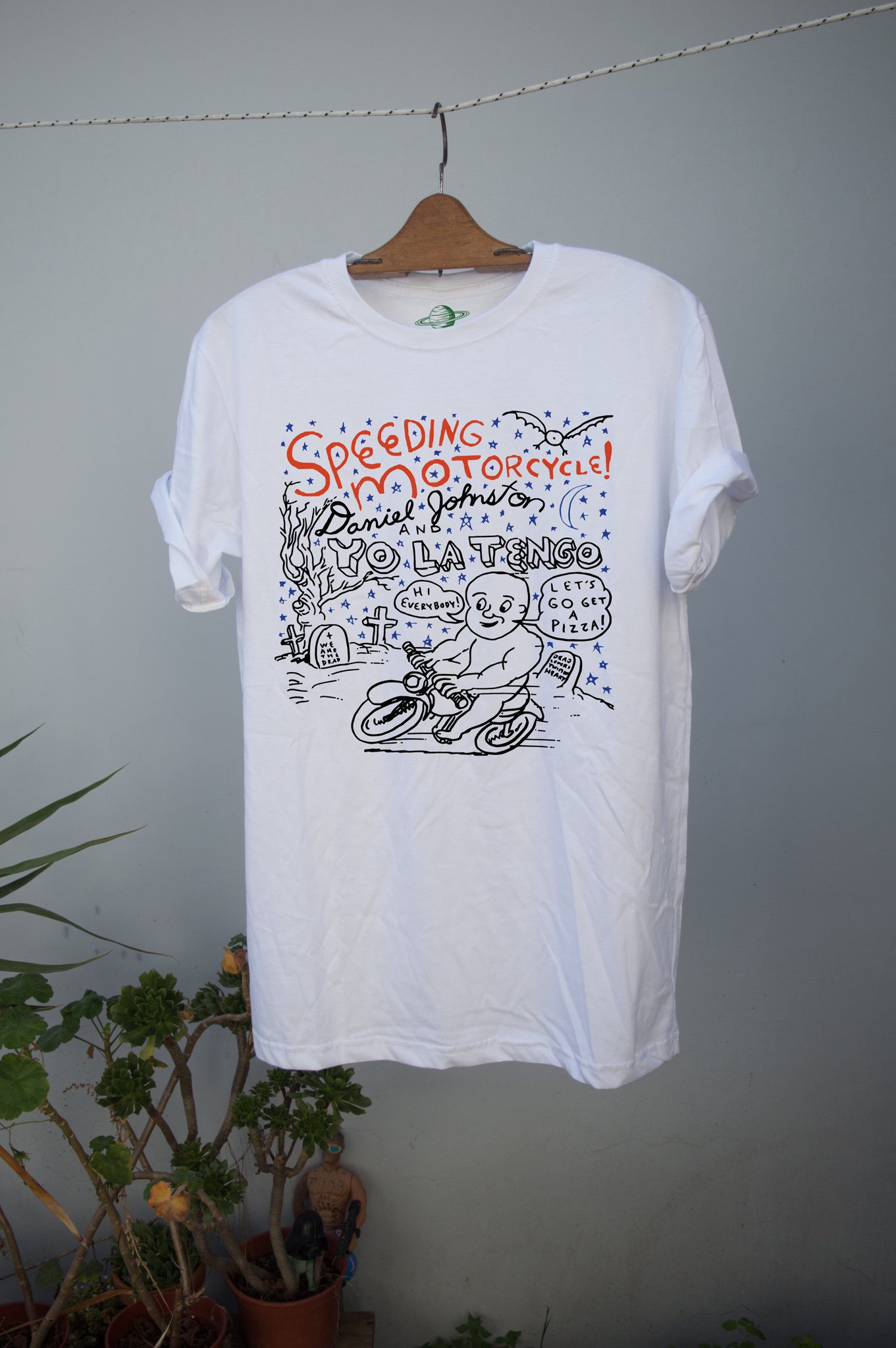 Remera Speeding motorcycle - D. Johnston / Yo la tengo - Image 2