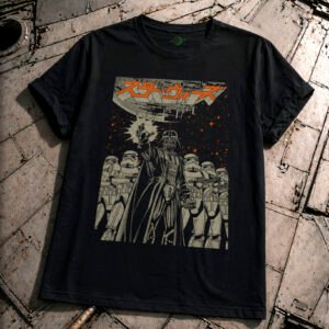 Remera Darth Vader - Retro japonés