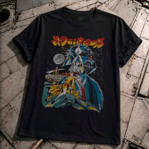Remera Star Wars - Retro japonés